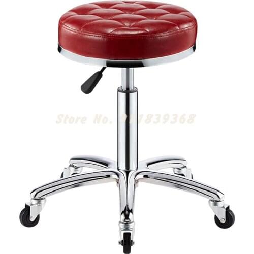 Beauty Stool Rotary Lifting Pulley Beauty Salon Special Big Worker Chair Beauty Salon Nail Bench Barber Shop Big Worker Stool
