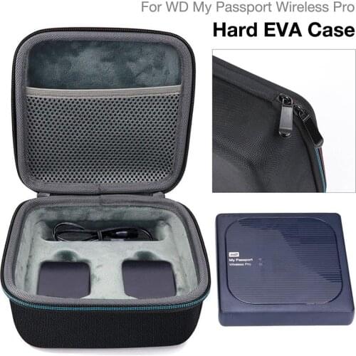 EVA Wireless Hard Drive Storage Bag Portable Pouch Case For WD Wireless Pro