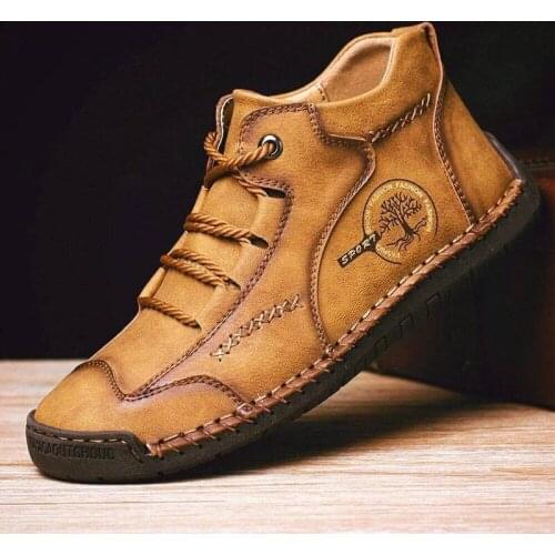 2021 New Super Comfortable Handmade Casual Leather Shoes Men Soft Leather Loafers Hot Sale Moccasins Shoes