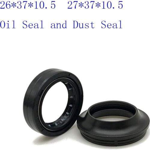 26*37*10.5 27*37*10.5 Motorcycle Parts Front Fork Dust and Oil Seal For Damper Shock Absorber