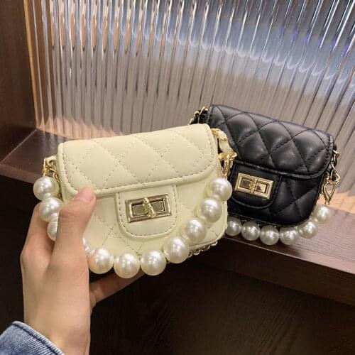 Pearl bag 2021 new woman bag chain lipstick bag all-match shoulder bag messenger small bag handbag purses hand bags tote bag