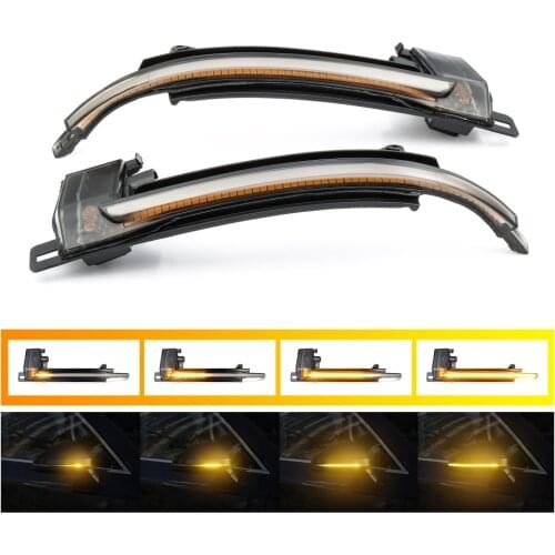 2 pieces Dynamic Blinker Mirror Light for Audi A4 A5 B8 A3 8P Q3 A6 C6 4F S6 LED Turn Signal Side Indicator Blinker SQ3 A8 D3 8K