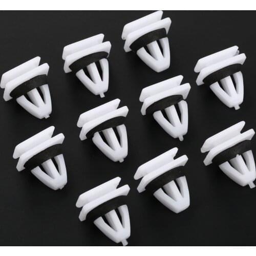 20Pcs Side Skirt Sill Guard Moulding Rocker Cover Trim Clips Auto Fastener Clip For Honda Civic CRV 91504-SP1-003 FCP-0211x00010