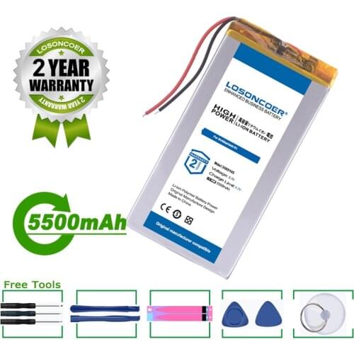 LOSONCOER Battery 5500mAh For Tablet Pc NVIDIA Shield Tablet 23 LTE Nvidiashield K1 Battery 8'' Tablet