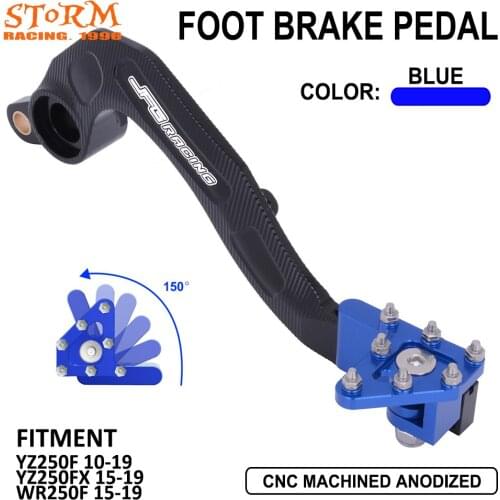 MX Rear Foot Brake Lever Pedal Aluminum For YAMAHA YZ WR YZ250F YZF250 250F 250 F YZ250FX 250FX 250 FX WR250F 250 F 2010-2020