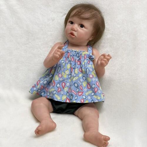 AWW! Reborn Doll Toddler Girl 22" Baby Newborn Boneca Renascida Life Like Bebe Realistic Berenguer Garota From OtardDoll