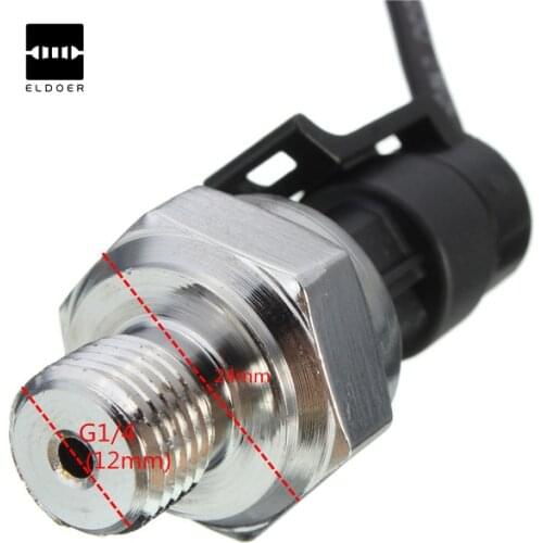 New Arrival Pressure Transducer Sensor Oil Fuel for Gas Water Air Easy removal Carbon Steel Connection More Firmly