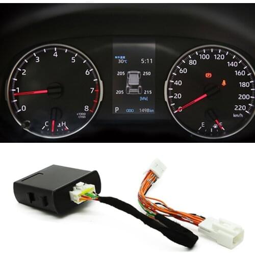For Toyota Rav4 2019 2020 Xa50 Smart Car TPMS Tyre Pressure Monitoring System Digital LCD Dash Board Display Auto Security Alarm
