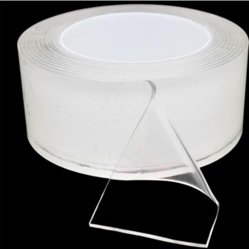 10pcs 5M Nano Magic Tape Double Sided Tape Transparent No Trace Reusable Waterproof Adhesive Tape Cleanable Home Gekk