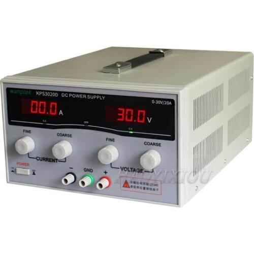 KPS3020D High Precision High Power Adjustable LED Display Switching DC power Supply 220V 0-30V/0-20A For Laboratory and Teaching