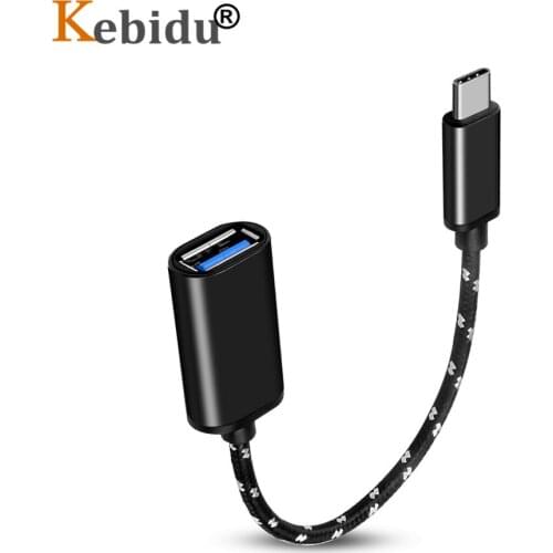 USB Type C to USB Female OTG Cable Adapter USB C Type-C Charger Data Cable for Huawei P20 Xiaomi Mi5 Mi4C Nexus 5X 6P Macbook