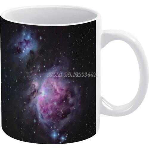 Nebula Coffee Mugs Custom Cup Personalized Mug Tea Cup Hot Drink Cup Creative Drinkware Gifts Nebula Running Man Nebula Stars St