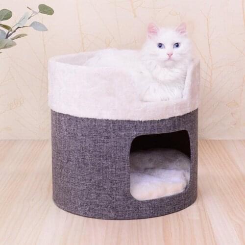 Cat litter with removable washable mat small cat climbing frame sisal scratch board cat supplies export