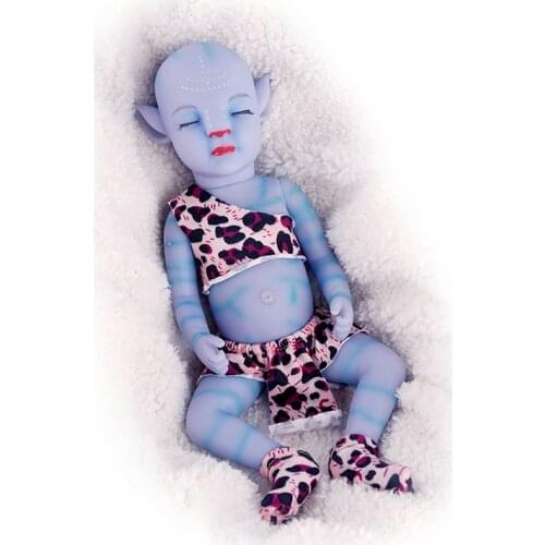 RBG 12 Inches Avatar Night Light Soft Vinyl Reborn Baby Lifelike Doll Newborn Reborn Bebe Toys Gift LOL For Girl Children