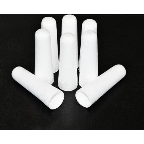 Lab 1# 2# 3# Ultrafine glass fiber non-glue filter cylinder Micro fiber cartridge for smoke sampling environmental monitoring