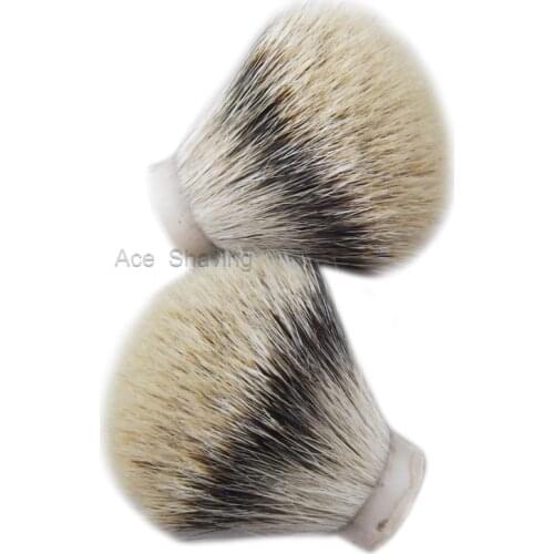 Small Size Shaving Brush Head Silvertip Badger Knot Base size 20/57mm Animal Hair Foam Lathering Tool Men Kits