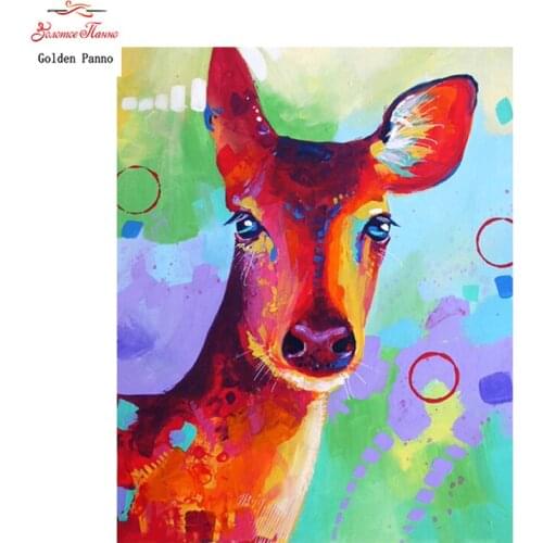 Golden Panno,14CT 11CT DMC handmade cross stitch kits,5d diy 3d needlework deer butterflies for decoration embroidery Cross