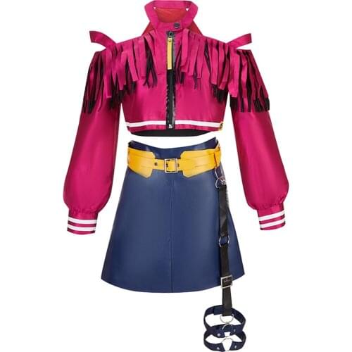 Paradox Live Exhibition Show Anne Cosplay Costume Halloween Carnival Adult Woman Sports Suit Full Set