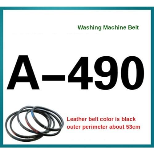 A-490 Washing machine belt A type belt transmission belt washing machine motor belt triangle belt antistatic belt accessories