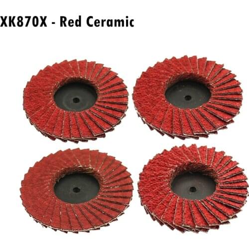 2" VSM XK870X Roloc Sanding Disc Flap Wheel 10 pieces + Holder for Dill Grinder