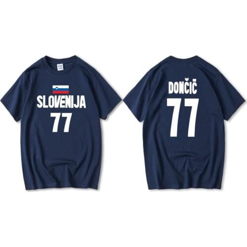 Slovenia 77 Doncic New Doncic 77 Tshirt New Fans Mens Basketball T-shirt Men Women Gift Fashion Streetwear Harajuku Summer Tops