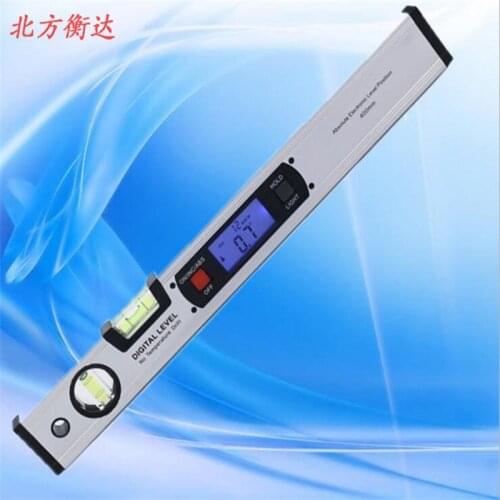 North Hengda with magnetic backlight digital display level electronic aluminum level instrument inclinometer protractor angle