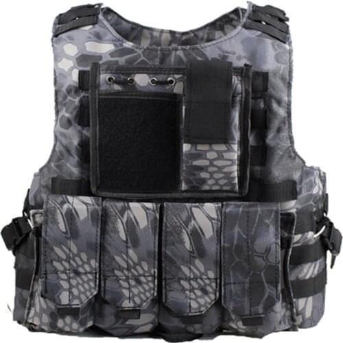 Military Vest Tactical Airsoft Combat Army Molle Assault Vest Field Equipment Hunting Outdoor CS Clothing Camo Waistcoat