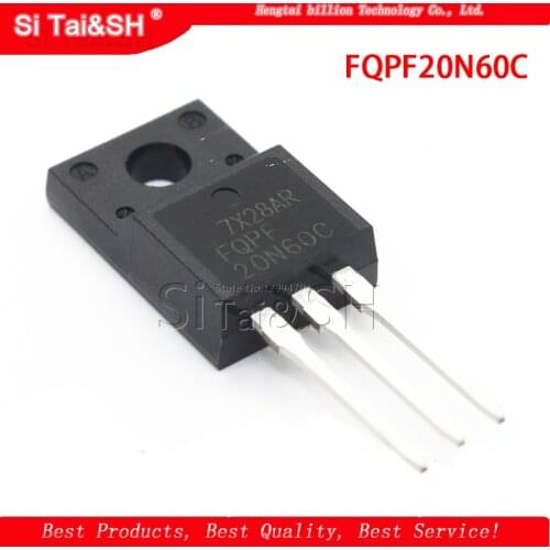 10PCS FQPF20N60C FQPF20N60 20N60 P20NM60FP TO-220F support 32-inch LCD power supply tube