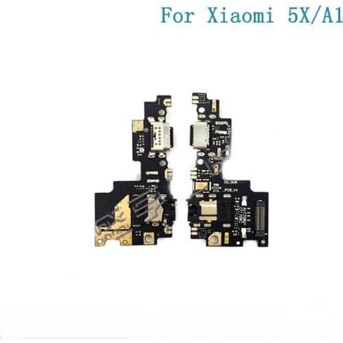10pcs/lot USB Port Charger Dock Plug Flex Cable Connector Charging Port Tail Wire Board Replacement Parts For Xiaomi 5X/A1