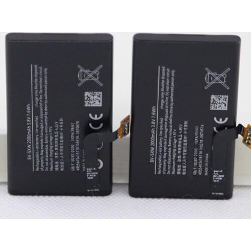 10pcs/lot Mobile Phone Battery BV-5XW For Nokia Lumia 1020 EOS BV5XW 2000mAh cellPhone Internal Replacement battery