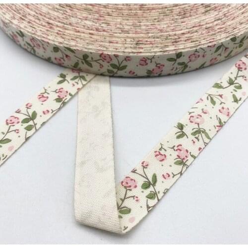 5yards 15mm Christmas/Butterfly/Flower Printed Polyester Cotton Ribbon DIY Wedding Christmas Party Gift Wrapping Supplies 48
