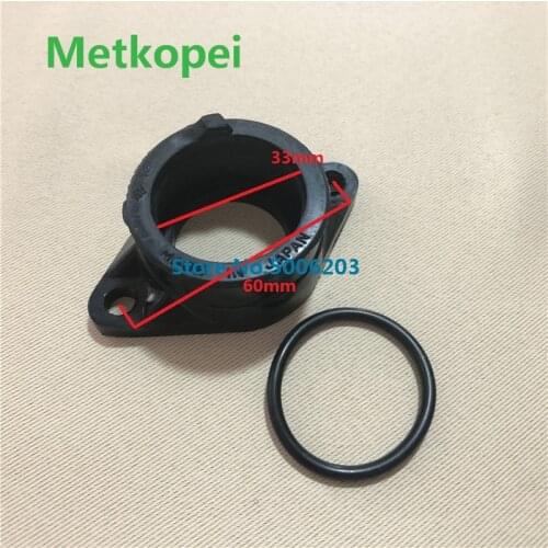 Motorcycle GN125 carburetor interface adapter intake manifold glue for Suzuki 125cc GN 125 motorbike refit joint accessories