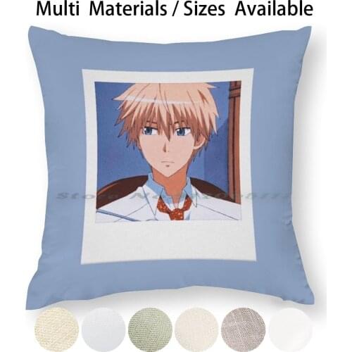 Takumi Usui Polaroid Pillow Case Throw Pillow Cover Cotton Linen Flax Takumi Usui Kaichou Wa Maid Sama Takami Usui Takami Usui