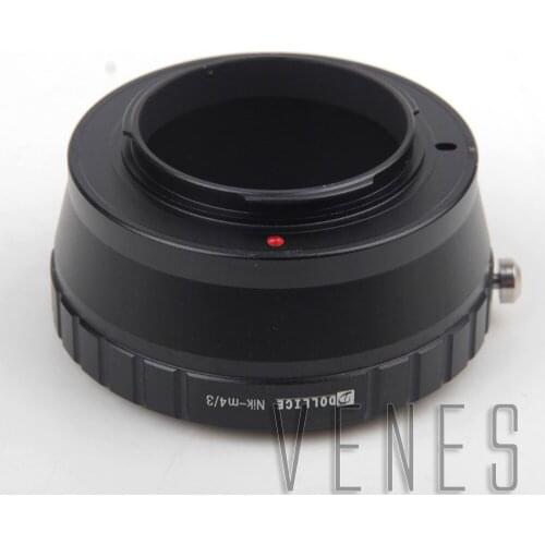 Dollice AI-M4/3, Lens Adapter Suit For AI Lens to Suit for Micro Four Thirds 4/3 Camera OM-DE-M10 II E-M5 II E-M1 E-M5 E-M10