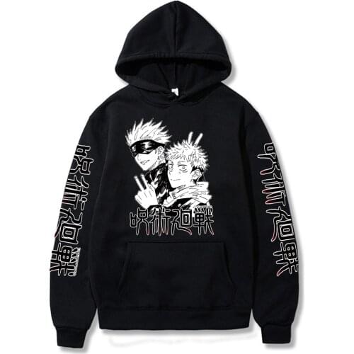Jujutsu Kaisen Men Female Hoodies Autumn Casual Pullover Sweats Hoodie Fashion Sweatshirts Japan Anime Hip Hop Sweatshirt Tops