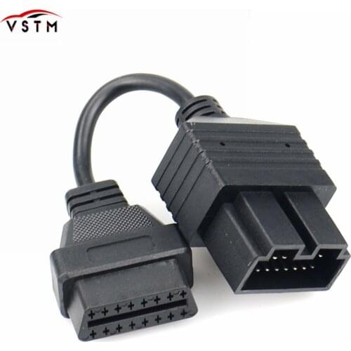 New Arrival Auto Car Diagnostic Tool OBD II OBD2 20 Pin Male to 16 Pin Female FOR KIA Connector Cable Adapter for KIA 20Pin