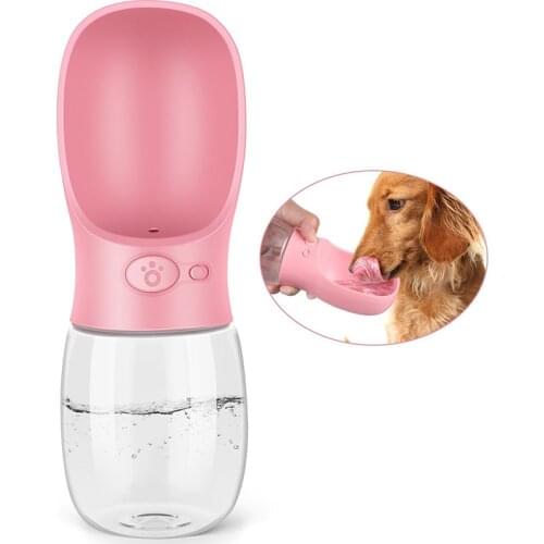 350ml Portable Dog Pet Water Bottle Small Large Dogs Travel Puppy Cat Drinking Bowl Outdoor Water Dispenser Feeder Pet Product