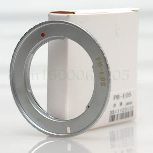 Prakticar PB Lens to for Canon ES EF Mount Adapter ring 5D Mark III 7D 40D 50D 60D 500D 1100D 600D 550D