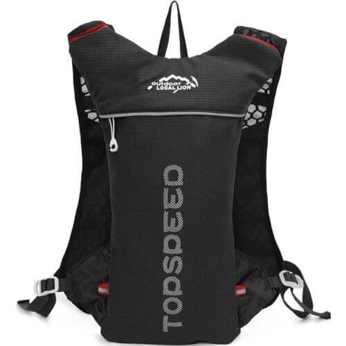 Running Backpack 5L Ultralight Running Hydration Vest Pack Marathon Running Bike Trail Rucksack Bag 500ml Soft Bottle Water Bag