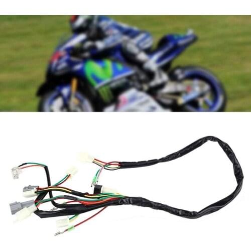 Replacement Motorcycle Wire Loom Wiring Harness Assembly for Yamaha PW50 1983-2006 Pit Bike