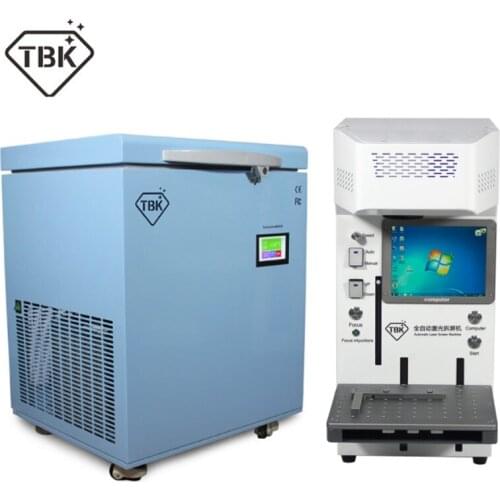TBK-958A iphone11 X XS XSMAX back Glass Remove LCD Frame Repair Laser Separate Engraving Machine+-180C LCD frozen Separator