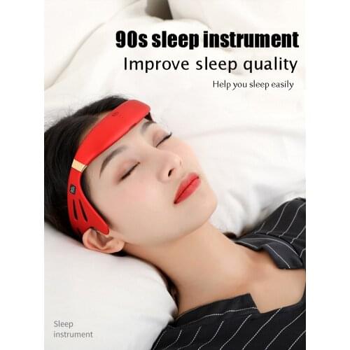 Mini Intelligent Head Massager Electric Pulse Treat Insomnia Relieve Headache And Stress Massage Relax Heath Sleep Instrument