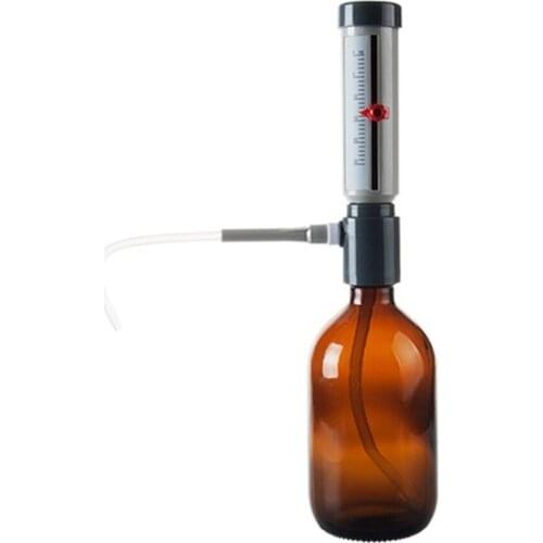 High quality 0-25ml telescope-feed adjustable quantify Liquid filler with 500ml brown bottle lab supplies