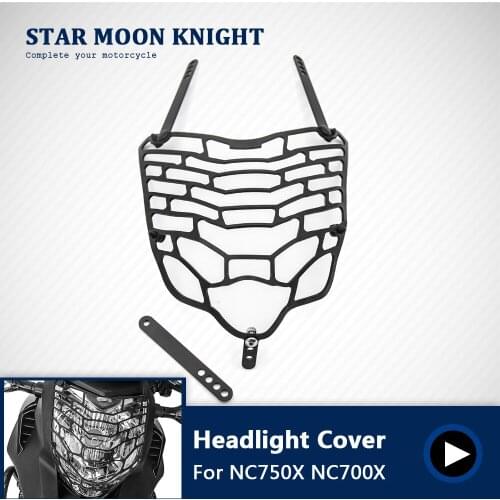 Motorcycle Headlight Guard Cover Protector For HONDA NC 750X NC700X NC750X NC 700X 2012-2018 2017 2016 2015 2014 2013 BLACK