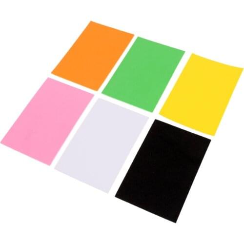 12Pcs 6 Mixed Colors Closed Cell Foam Sheets Fly Tying Materials 7.5 x 11.5cm