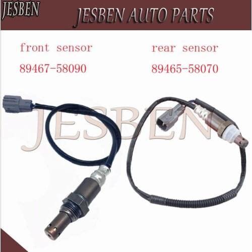 2pcs 89467-58090 89465-58070 Front & Rear Lambda Probe Oxygen O2 Sensor Fit For Toyota ALPHARD 2.4L 2AZFE 2002-2008