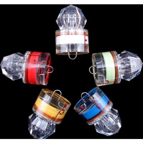 4Pcs/Bag Fishing Squid High Pressure Gethering Light Under Water Fish Attracking Flash light Lures Red/Yellow/Blue/Green/White