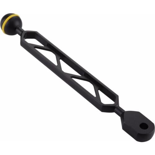 8 inch 20.3cm Aluminum Alloy Ball Arm for Underwater Torch / Video Light, Ball Diameter: 1inch/2.5cm