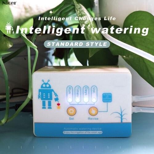 Automatic Watering Device Drip Irrigation Timing System Garden Water-Saving Smart USB / Solar Irrigation System Battery Powered