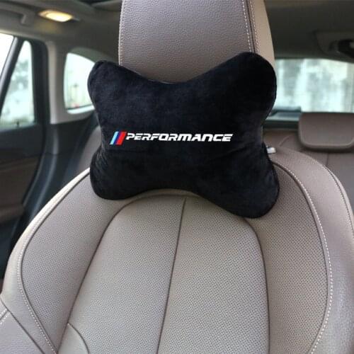 Brand new arrival car neck pillows both side Cotton flannel single headrest fit for E46 E39 E36 E60 E87 BMW E90 F20 F30 F10 F10